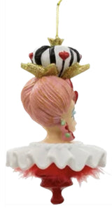 Kurt Adler Alice in Wonderland Queen of Hearts Ornament