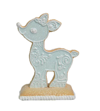 Pre-Order December Diamonds Blue Sugared Reindeer Cookie 29-29395