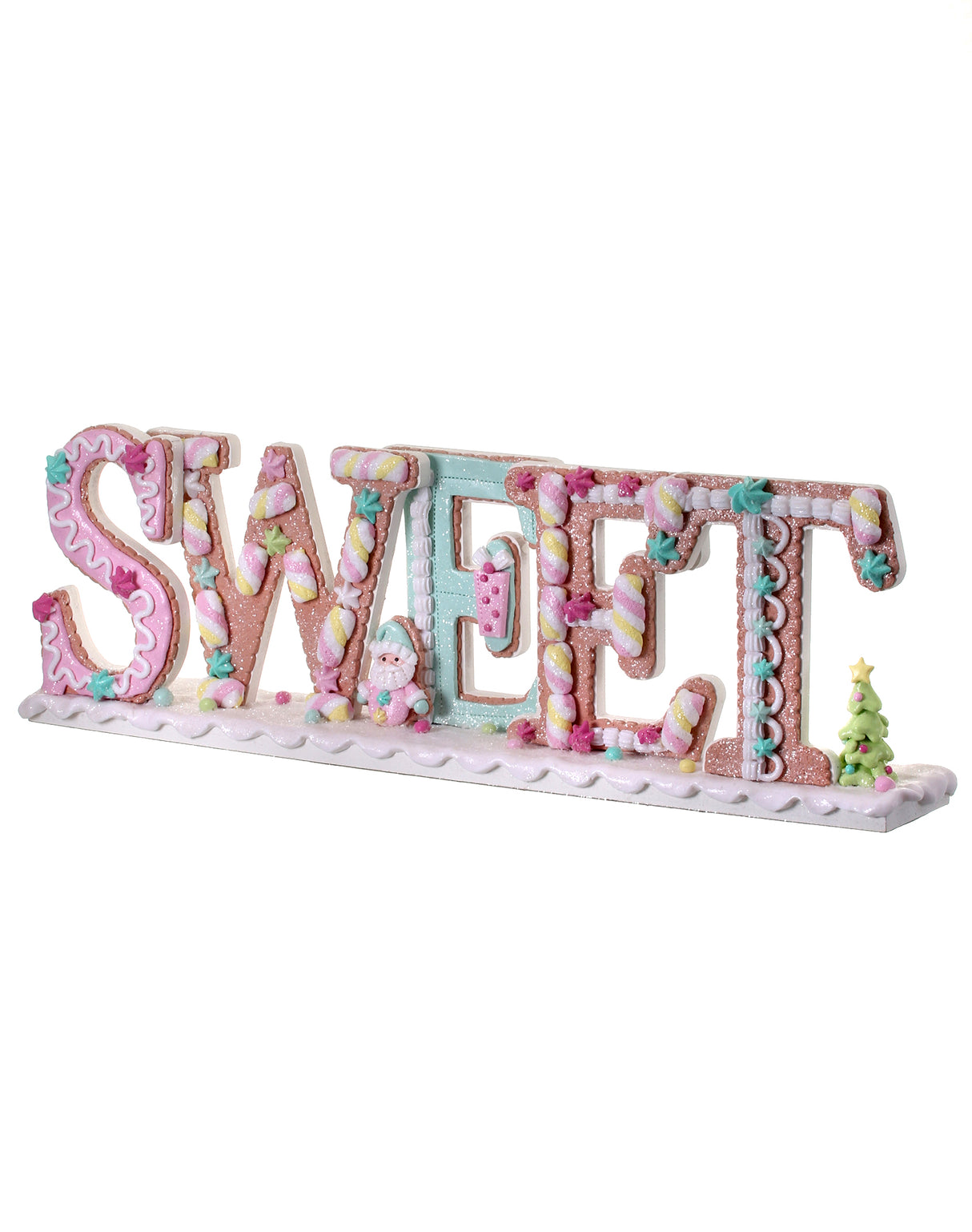 Pastel Christmas Claydough SWEE Candy Table Piece