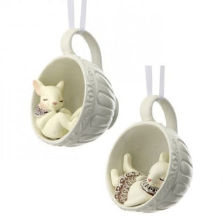 Pre-Order Mouse in a Teacup Ornament Set MTX66272