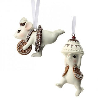Pre-Order Mouse with Cookie and Cake Ornament Set MTX66273