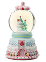 Regency 10" Resin Candy Snowman Waterglobe with Music