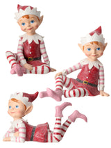 Regency 6-8 in Resin Sweet Elves Set of 3 Christmas Sweet Shop