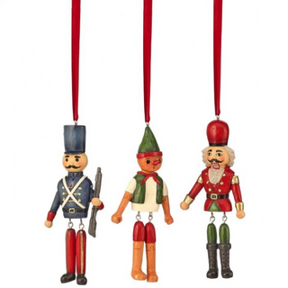 Vintage Toy Soldier Nutcracker Ornament Set MTX75536