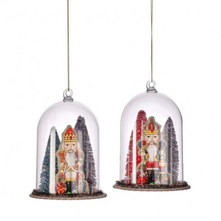 Nutcracker Cloche w/Tree Ornament Set MTX76424