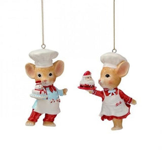 Pre-Orde Baking Mice Ornament Set MTX77335