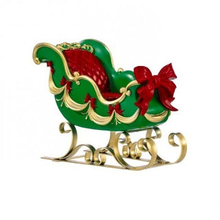 Pre-Order Green Resin Sleigh with Bow MTX77370