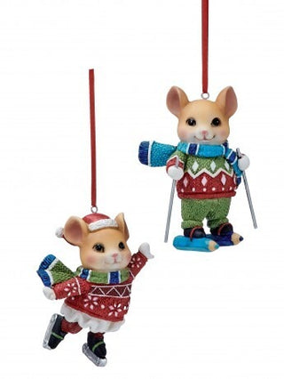 Pre-Orde Winter Mice Skiing Skating Set MTX77566