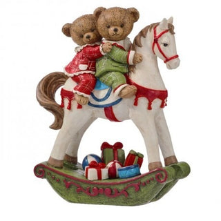 Pre-Order Resin Bears on a Rocking Horse MTX77578