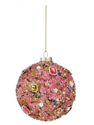 PRE-ORDER Glass Jewel Luxury Ball Ornament MTX77893