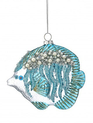 PRE-ORDER Glass Pearl Angel Fish Ornament MTX78587
