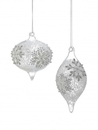 PRE-ORDER Glass Onion Snowflake Finial Ornament Set MTX78808