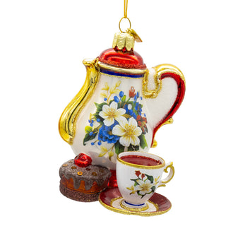 Pre-Order Tea Time Noble Gems™ Glass Tea Service Ornament NBX0200