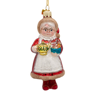 Pre-Order Noble Gems™ Glass Mrs. Claus Ornament NBX0220