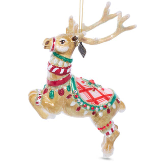 Donner Reindeer Glass Ornament SDH20053-250