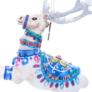 Vixen Reindeer Glass Ornament SDH2324-250