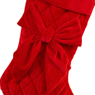 Pre-Order 20.5" Red Bow Stocking SG0324