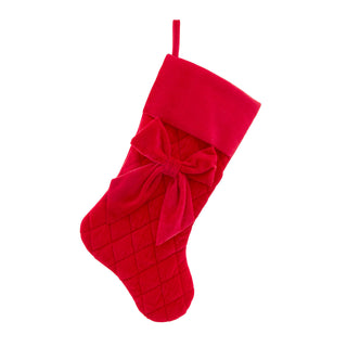 Pre-Order 20.5" Red Bow Stocking SG0324