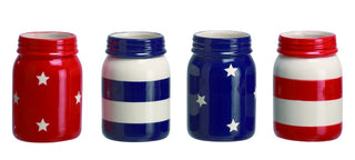 Patriotic Americana Mason Jar Container Set P8110