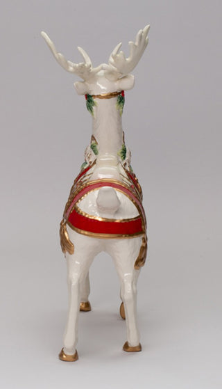 Christmas Fantasia Standing Deer Figurine Tabletop Decor 10677