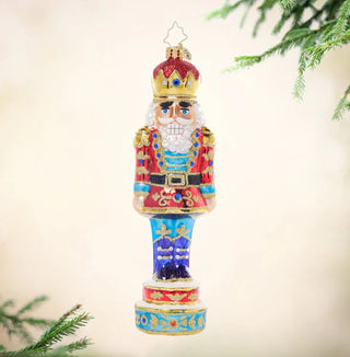 Pre-Order Christopher Radko 7" Royal Elegance Nutcracker Ornament 1021931