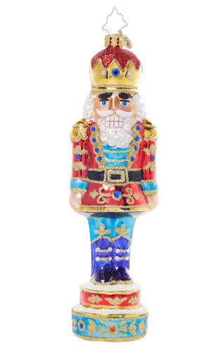 Pre-Order Christopher Radko 7" Royal Elegance Nutcracker Ornament 1021931