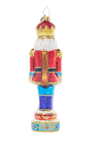 Pre-Order Christopher Radko 7" Royal Elegance Nutcracker Ornament 1021931