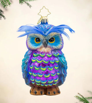 Pre-Order Christopher Radko 4.5" Regal Feathered Friend 1022176 Handmade in Europe