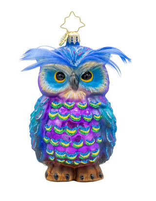 Pre-Order Christopher Radko 4.5" Regal Feathered Friend 1022176 Handmade in Europe