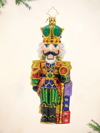 Pre-Order Christopher Radko 6.5" Yuletide Sentinel Nutcracker Ornament 1022186