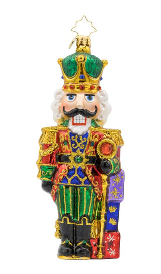 Pre-Order Christopher Radko 6.5" Yuletide Sentinel Nutcracker Ornament 1022186