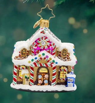 Pre-Order Christopher Radko 3" Gingerbread Sweet Tooth Station Gem Ornament 1022222