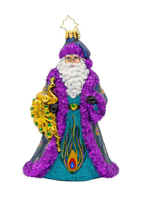 Pre-Order Christopher Radko 6" Peacock Splendor Christmas Ornament 1022446
