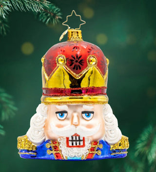 Pre-Order Christopher Radko 4.5" Nutty Noel Nutcracker Ornament 1022451