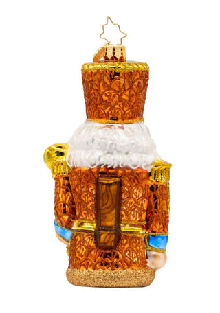 Pre-Order Christopher Radko 6" Gilded Guardian Nutcracker Ornament 1022479