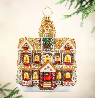 Pre-Order Christopher Radko 5.5" Gingerbread Manor House Ornament 1022484