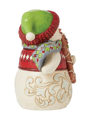Jim Shore Mini Snowman Gingerbread Figurine  6015464
