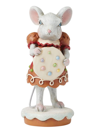 Gingerbread "Sugar and Spice Make Christmas So Nice" Mouse Girl Figurine 6017268