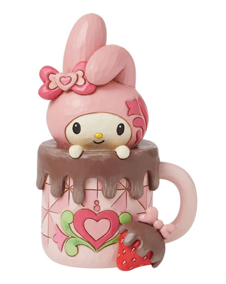 My Melody Pink Hot Cocoa Mug Figurine 6016412