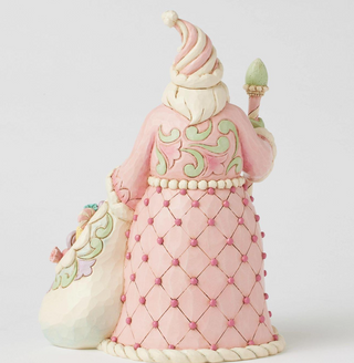 Heartwood Creek Pastel Sweets Santa Figurine
