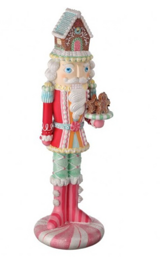 Gingerbread House Candy Nutcracker with Cookies