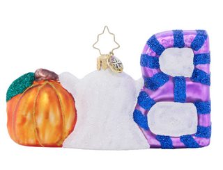 Halloween BOO-tacular Delight Ghost Pumpkin Ornament 1021965