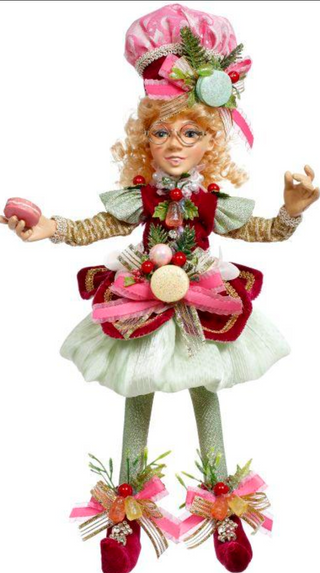 North Pole Pretty in Pink Elf, Small - 14 Inches