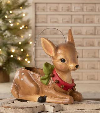 Bethany Lowe - Christmas - Jingle Bell Reindeer Bucket - TJ4315