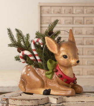 Bethany Lowe - Christmas - Jingle Bell Reindeer Bucket - TJ4315