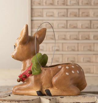 Bethany Lowe - Christmas - Jingle Bell Reindeer Bucket - TJ4315