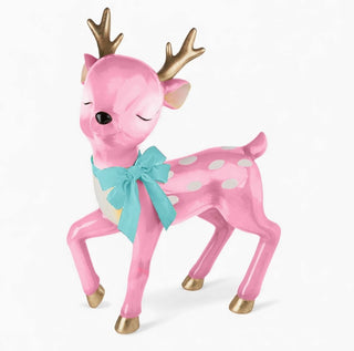 Pre-Order 36in Pink Retro Prancing Deer 29-30771