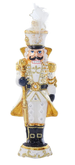 Pre-Order Christopher Radko 7" Ivory Elegance Nutcracker Christmas Ornament 1021787