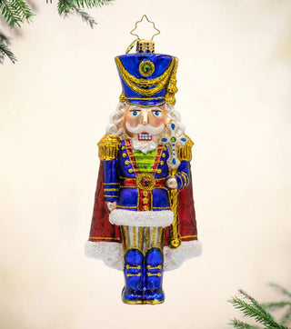 Pre-Order Christopher Radko 6.5" Long Coat Nutcracker Ornament 1022102