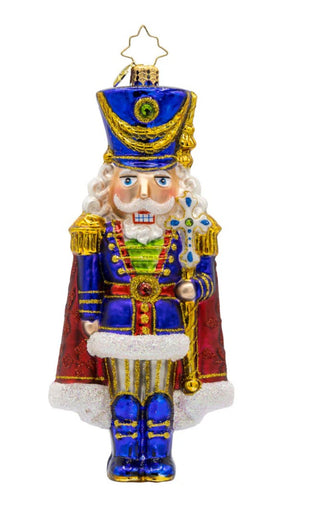 Pre-Order Christopher Radko 6.5" Long Coat Nutcracker Ornament 1022102